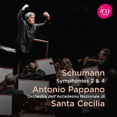 Afbeelding van Antonio Pappano, Orchestra dell&#039;Accademia Nazionale di Santa Cecilia Schumann: Symphonies Nos. 2 &amp; 4 (Live) (CD)