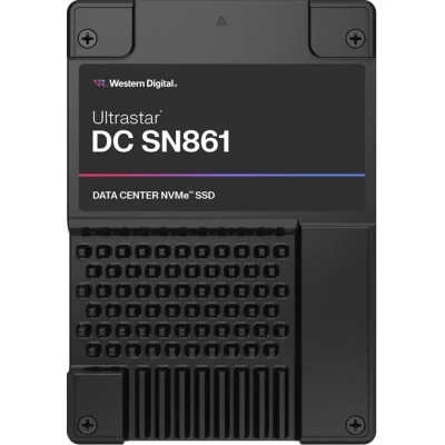 Afbeelding van WD DC SN861 BICS6 NVMe U.2 7% OP ISE (7680 GB, 2.5&quot;), SSD
