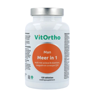 Afbeelding van Vitortho Meer in 1 man 120 tabletten