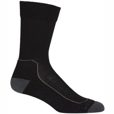 Afbeelding van Sok Icebreaker Men Hike+ Light Crew Black Mink Monsoon Schoenmaat 47 49