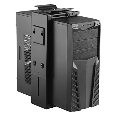 Afbeelding van HumanCentric Verstelbare pc houder voor onder bureau en CPU houder, bureau, computerhouder die past op de meeste of computerhoesjes, torenbevestiging,