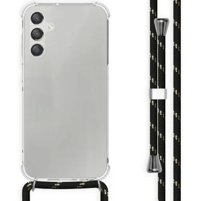 Afbeelding van Samsung Galaxy A15 (5G) Hoesje Kunststof iMoshion Hardcase/Koordhoesje/Backcover Zwart Telefoonhoesje