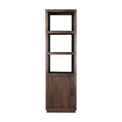 Afbeelding van Livingfurn Jaxx wandkast 60 cm Hout bruin