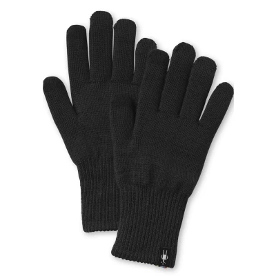 Afbeelding van Smartwool Liner Handschoenen, Maat: Small, Black