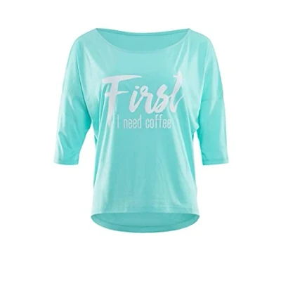 Afbeelding van Winshape 3/4 Ultra Light MCS001 Longsleeve, Dames, Maat: 3XL, Mint/glitter/white