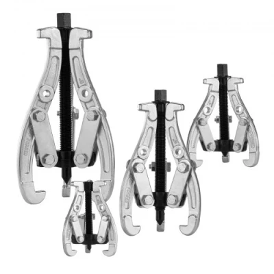 Afbeelding van VEVOR tandwieltrekkerset 3&quot;, 4&quot;, 6&quot;, 8&quot; trekkerset, vliegwielpoelieverwijderingsgereedschap met 3 kaken, wieltrekker 2 of omkeerbare verticaal en