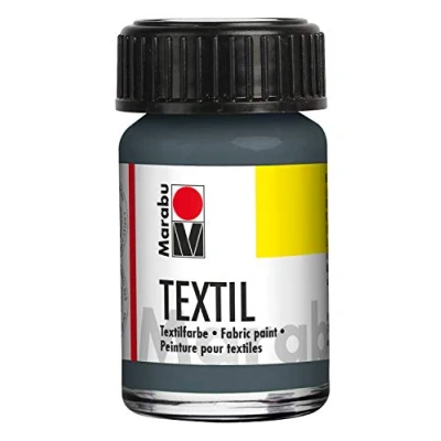 Afbeelding van Marabu Textil Stof Verf 15ml 078 Grijs