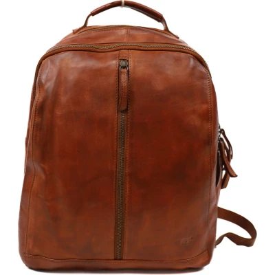 Afbeelding van Bear Design Kae Leren Laptoprugzak 15,6 inch Cognac