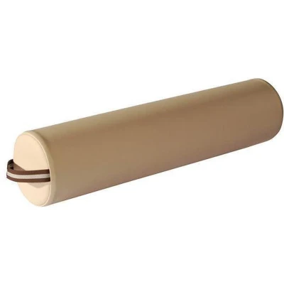 Afbeelding van ZenGrowth Knierol 66x15cm, Rond, Beige, PU Leer