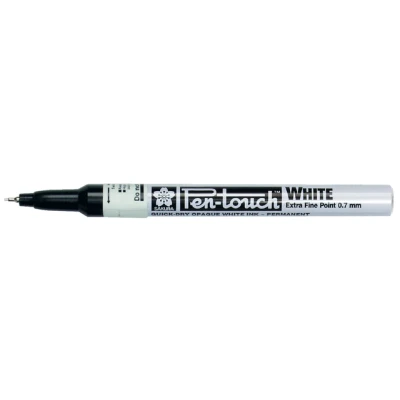 Afbeelding van Viltstift Sakura pen touch EF wit 1 2mm