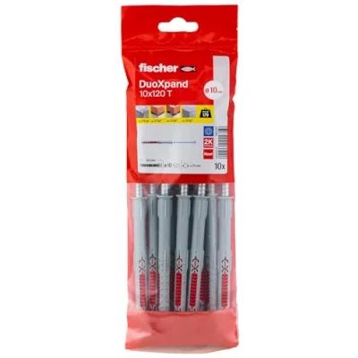 Afbeelding van 10 st constructieplug DuoXpand x 120 mm Torx verzonken kop