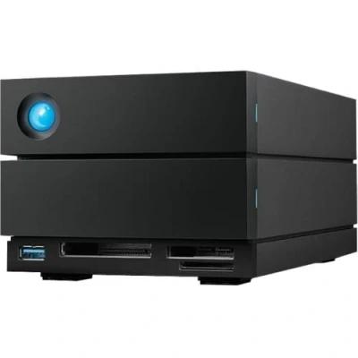 Afbeelding van LaCie 2big Dock 40 TB Harde schijf array Thunderbolt 4, DisplayPort, USB 3.2 Gen 2 (USB 3.1) Zwart STLG40000400