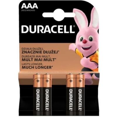 Afbeelding van Duracell Simply Lr03 AAA Batterijen 4 Pack