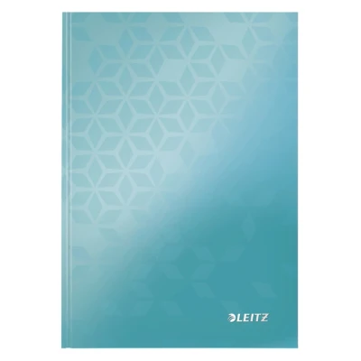 Afbeelding van Notitieboek Leitz WOW A5 160blz 90gr lijn ijsblauw