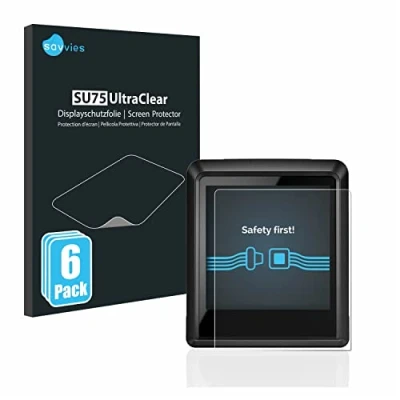 Afbeelding van Savvies (6 Stuks) Schermbeschermer voor Bosch Intuvia 100 Screen Protector Ultra Transparant