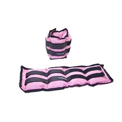 Afbeelding van Pols /enkelgewicht Focus Fitness 2 x 2,5 kg Roze