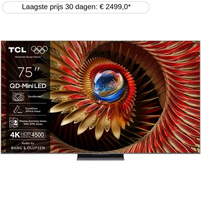 Afbeelding van Tcl 75c8k Qd miniled Google Tv (2025)