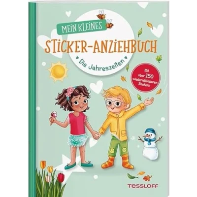 Afbeelding van Mein kleines Sticker Anziehbuch. Die Jahreszeiten: Stickern, spielen, beschäftigen ab 4 Jahren. Mit über 150 wiederablösbaren Stickern