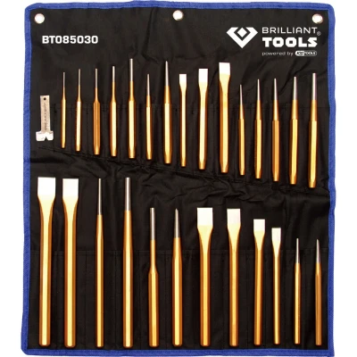 Afbeelding van BRILLIANT TOOLS BT085030 Beitel en drevelset, 28 dlg [Powered by KS TOOLS]