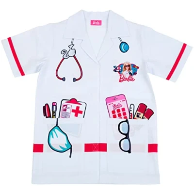 Afbeelding van Theo Klein 4117 Barbie doktersjas Eén maat Incl. smartphone op batterijen, masker en bril Lengte circa 62 cm Speelgoed voor kinderen van 3 tot ca. 6 jaar
