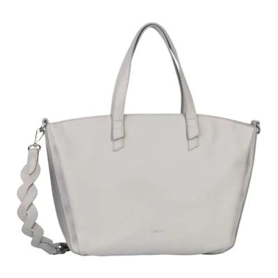 Afbeelding van Gabor Bags Pipa Shopper schoudertas voor dames, ritssluiting, groot, grijs, Large, modern