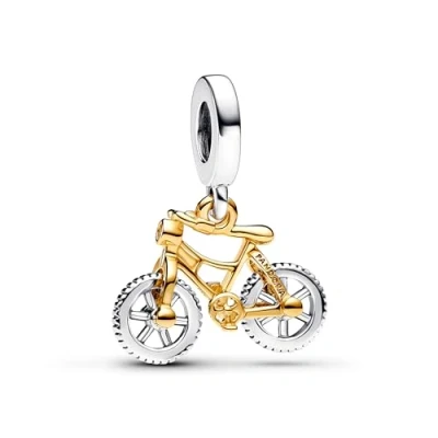 Afbeelding van Pandora 763354C01 Moveable Bike Bedel inStock horloge GoudkleurZilverkleur