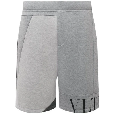 Afbeelding van Track Shorts with Elasticated Waist and Back Logo Detail Gray