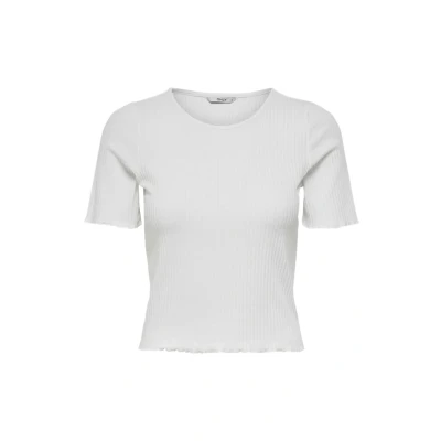 Afbeelding van Only t shirt voor dames wit maat xs
