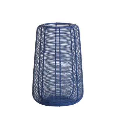 Afbeelding van Light &amp; Living Windlicht ADETA Ø19.5x30cm Blauw