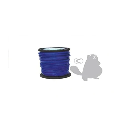 Afbeelding van Greenstar Spoel nylondraad blauw vierkant 200 m Ø 3,3 mm