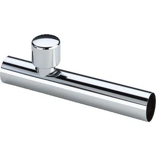Afbeelding van Viega muurbuis met beluchter Ø 32 x 300 mm messing chroom