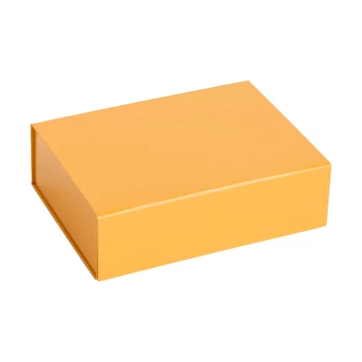Afbeelding van HAY Colour Storage XS doos met deksel 16,5x22,5 cm Egg yolk