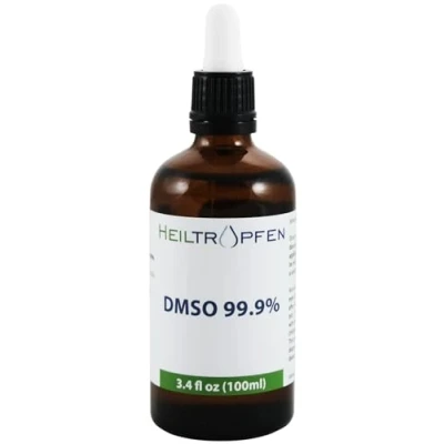 Afbeelding van Weinig geur DMSO Dimethylsulfoxide vloeistof 3,4 Oz 100 ml ingrediënten van farmaceutische kwaliteit Hoge zuiverheid Heiltropfen®