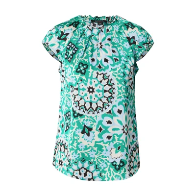 Afbeelding van COMMA Bloes Maat 34 Vrouwen 76A3 GREEN polyester