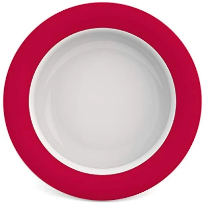 Afbeelding van Aangepaste kom Ornamin Rood Wit Klein