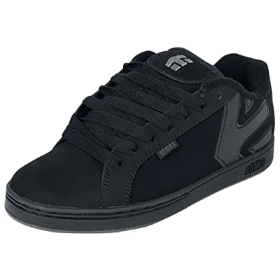 Afbeelding van Etnies Fader Skateschoenen, Maat: 37.5, Black dirty wash Leer en imitatieleer