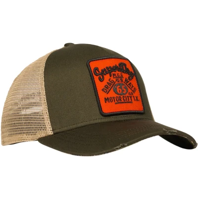 Afbeelding van Superdry Vrouwen Mesh Truckerpet Donkergrijs Grootte: 1SIZE