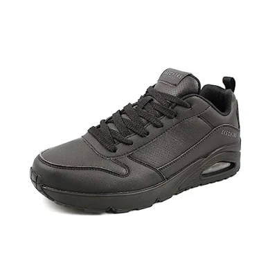 Afbeelding van Skechers Sport Sneakers laag, Heren, Maat: 41, Schwarz Kunststof