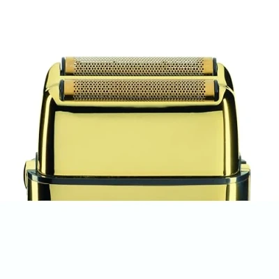 Afbeelding van Babyliss PRO 4Artists Replacement Head Gold Metal Double Foil Shaver Haibu by Kapperskorting.com