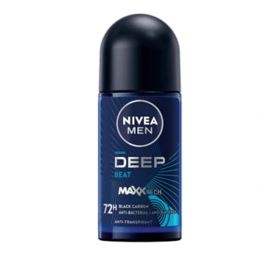 Afbeelding van Men Deep Black Carbon Beat Anti transpirant Roll on met geactiveerde koolstof 50ml