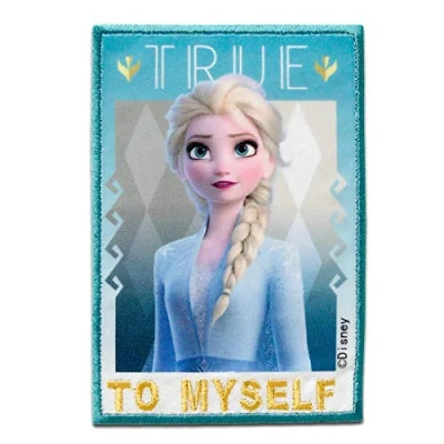 Afbeelding van Mono Quick Disney © Frozen 2 Elsa patch ijskoningin patch, strijkplaatje, applicaties, patches, afmetingen: 8 x 5,5 cm