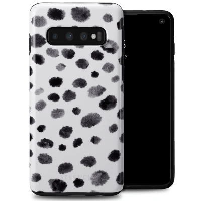 Afbeelding van Samsung Galaxy S10 Hoesje Kunststof Selencia Hardcase/Backcover Trendy Leopard Telefoonhoesje