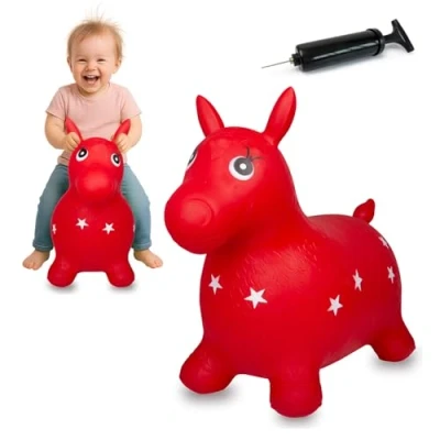 Afbeelding van Jamara Skippydier Paard Rood Junior 57 Cm