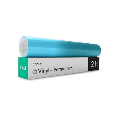 Afbeelding van Cricut Koud geactiveerd kleurwisselend vinyl (permanent) lichtblauw &lt; &gt; turkoois 30,5cm x 61cm (12&quot; 24&quot;) Zelfklevende vinylrol voor alle snijmachines
