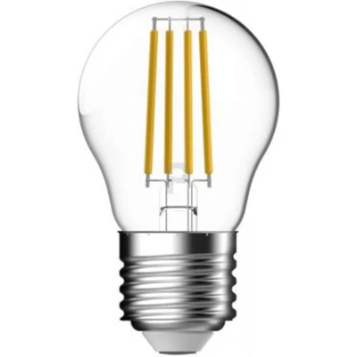 Afbeelding van Energetic LED Filament Kogellamp P45 E27 4,8W 2700K 230V Helder Dimbaar Warm Wit