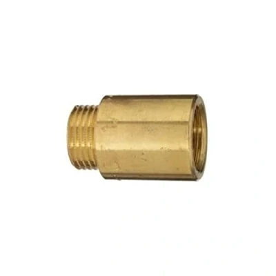 Afbeelding van Cornat kraanverlenging, messing blank met binnen en buitendraad, A 1/2 inch IG, B 40 mm, 1 stuk, T381501 x mm