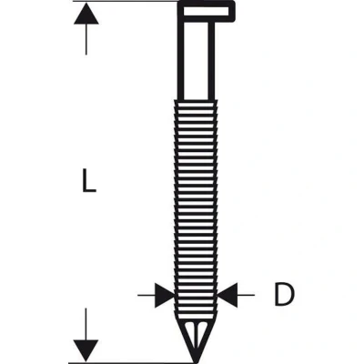 Afbeelding van Bosch Accessories 2608200023 Stripnagels SN34DK Afmeting, lengte 90 mm 2500 stuk(s)