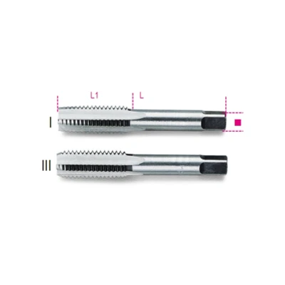 Afbeelding van Beta Handtappen, fijne spoed, metrische draad verchroomd staal 433 24X1,5 004330226