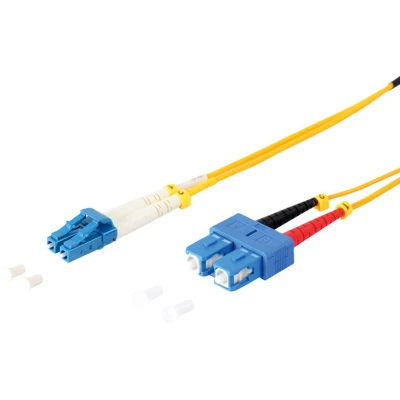 Afbeelding van Shiverpeaks S/CONN maximale connectiviteit glasvezel duplex patchkabel LC/SC 9/125µ, OS1/OS2, geel 1,0m (1 m), Netwerkkabel