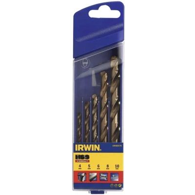 Afbeelding van Irwin 5 delige metaalborenset cobalt 4/5/6/8/10mm